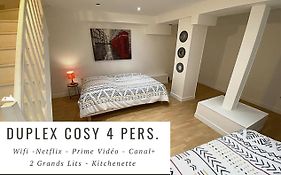 Duplex Cosy proche Paris(5mn)sans commission en +